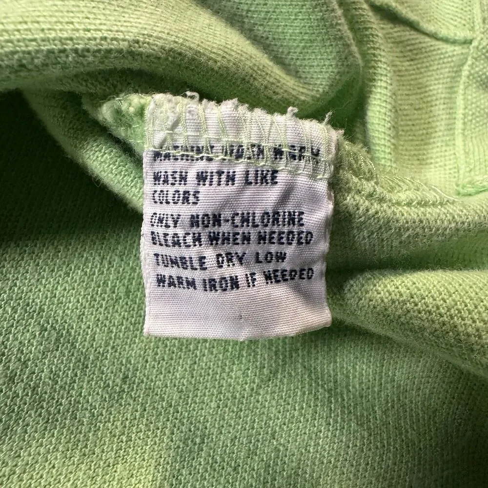Vintage Polo Ralph Lauren Golf Shirt Mens XL Lime Green Pony Logo Preppy Classic